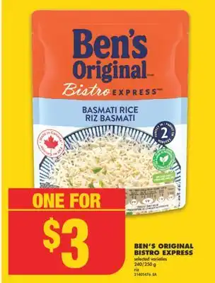 No Frills BEN'S ORIGINAL BISTRO EXPRESS, 240/250 g offer