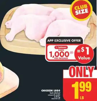 No Frills CHICKEN LEGS offer