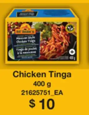 Loblaws CHICKEN TINGA 400G offer