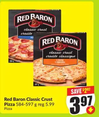 FreshCo Red Baron Classic Crust Pizza 584-597 g offer