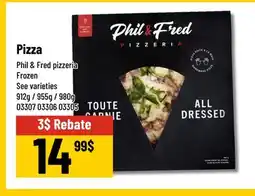 Mayrand Phil & Fred Pizza offer