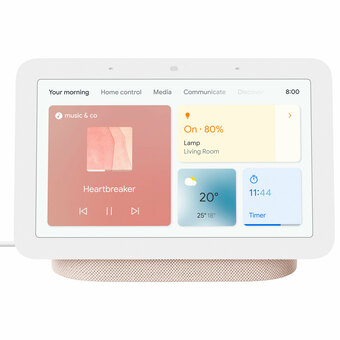 Best Buy Google Nest Hub (2nd Gen) Smart Display with Google Assistant - Sand offer