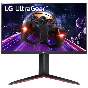 Best Buy LG UltraGear 24" FHD 144Hz 1ms GTG IPS LED FreeSync Gaming Monitor (24GN650-B) - Black offer