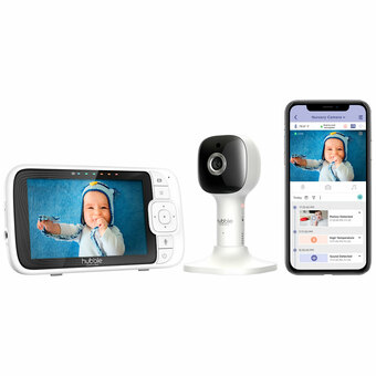 Best Buy Hubble Nursery Pal Cloud 5" Video Baby Monitor with Night Vision & 2-Way Communication (HCSNPCLX) offer