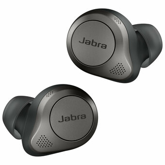 Best Buy Jabra Elite 85t In-Ear Advanced Active Noise Cancelling Truly Wireless Headphones - Titanium Black offer