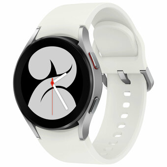 Best Buy Samsung Galaxy Watch4 40mm Smartwatch with Heart Rate Monitor - Silver offer