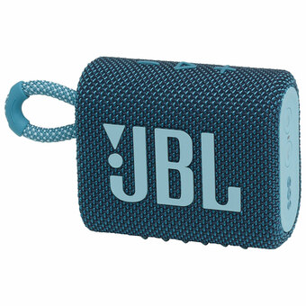 Best Buy JBL Go 3 Waterproof Bluetooth Wireless Speaker - Blue offer