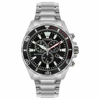 Best Buy Citizen Eco-Drive Brycen 44mm Men's Chronograph Sport Watch - Silver/Black offer