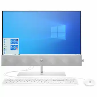 Best Buy HP Pavilion 24" All-in-One Desktop - White (Intel i5-10400T/512GB SSD/12GB RAM/Windows 10) - English offer