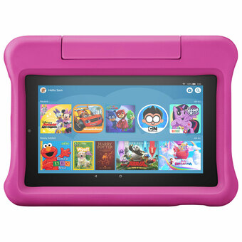 Best Buy Amazon Fire 7 Kids Edition 7" 16GB FireOS 6 Tablet with MTK8163B 4-Core Processor - Pink offer