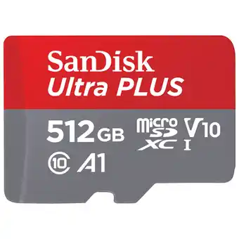 Best Buy SanDisk Ultra PLUS V10 512GB 130 MB/s microSD Memory Card offer