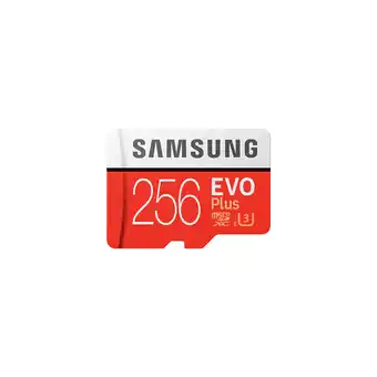 Best Buy Samsung EVO Plus 256GB microSDXC Micro SD Memory Card with Adapter (MB-MC256HA) offer
