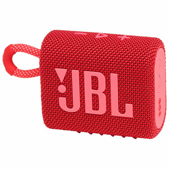 Best Buy JBL Go 3 Waterproof Bluetooth Wireless Speaker - Red offer