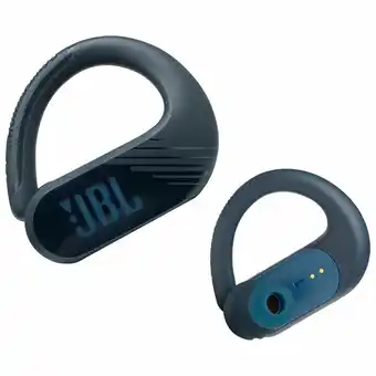 Best Buy JBL Endurance Peak II In-Ear Sound Isolating Truly Wireless Headphones - Blue offer