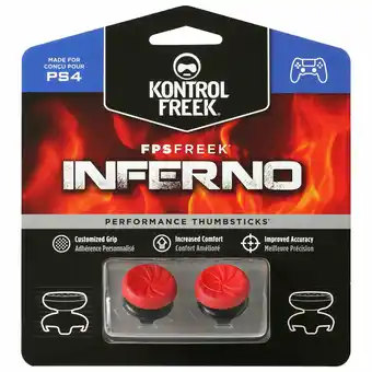 Best Buy KontrolFreek FPS Freek Inferno 4-Prong Thumbsticks for PS4 & PS5 offer