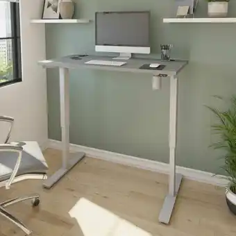 Best Buy Bestar 48"W Standing Desk - Grey offer