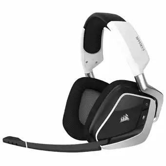 Best Buy Corsair Void RGB Elite Wireless Gaming Headset with Microphone - White offer
