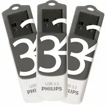 Best Buy Philips Vivid 32GB USB 3.0 Flash Drive - 3 Pack - Only at Best Buy offer