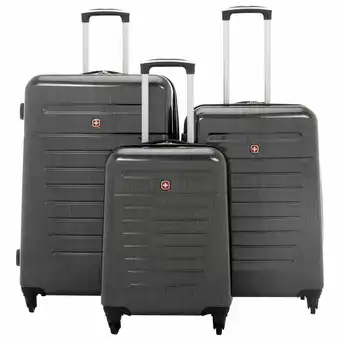 Best Buy SWISSGEAR Extravagence 3-Piece Hard Side Expandable Luggage Set - Black offer