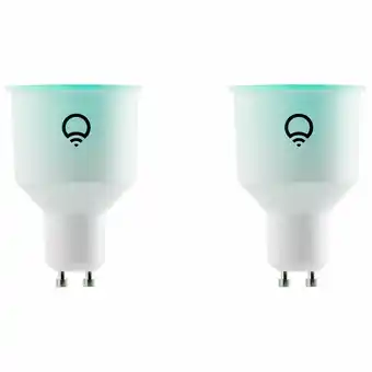 Best Buy LIFX GU10 Smart Wi-Fi LED Light Bulb - 2 Pack - Multi-colour offer