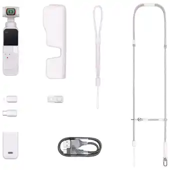 Best Buy DJI Pocket 2 HD Action Camera Combo - Sunset White offer
