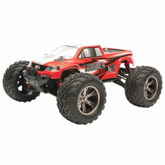 Best Buy LiteHawk Crusher Evo 2WD 1/12 Scale RC Monster Truck (42017) - Red/White offer