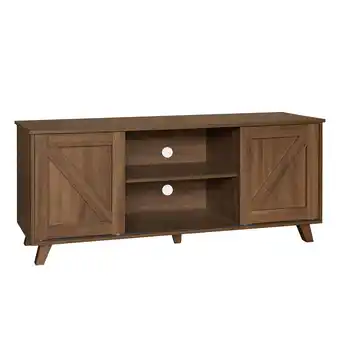 Best Buy FurnitureR Farmhouse TV Stand for TVs Up to 65'',Entertainment Center with Storage Cabinet Sideboard Organizer Shelves,with S offer