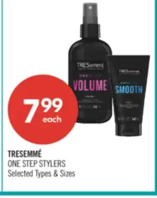 Shoppers Drug Mart TRESEMME' ONE STEP STYLERS offer