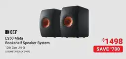 Visions Electronics KEF LS50 Meta Bookshelf Speaker System offer
