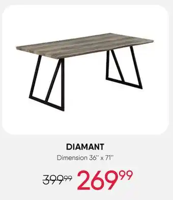 Meubles RD Dimension 36'' x 71'' offer