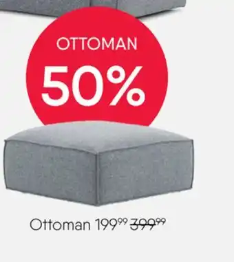 Meubles RD TESSA OTTOMAN offer