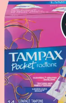 IGA TAMPAX PEARL TAMPONS offer