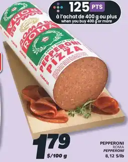 IGA ROMA PEPPERONI offer