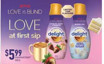 Fortinos INTERNATIONAL DELIGHT,946ml offer