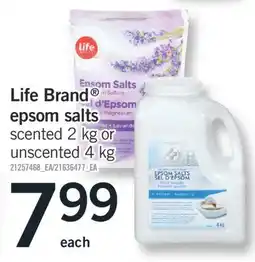 Fortinos LIFE BRAND EPSOM SALTS offer