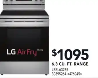 RONA LG 6.3 CU. FT. RANGE offer