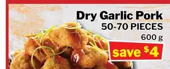 M & M Food Market Dry Garlic Pork offer