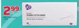 Rexall KIT Cotton Swabs offer