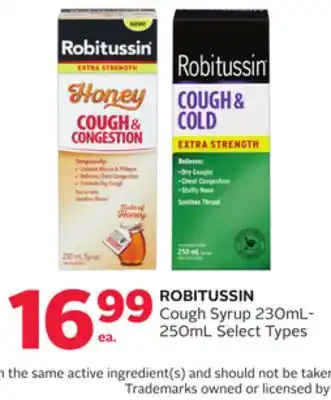 Rexall ROBITUSSIN Cough Syrup offer