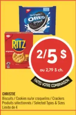 Pharmaprix CHRISTIE Biscuits Crackers offer