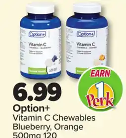 PharmaChoice Option+ Chewables Vitamin C Chewables Blueberry, Orange offer