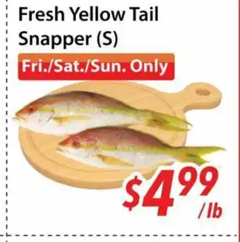 Bestco Food Mart Fresh Yellow Tail Snapper (S) offer