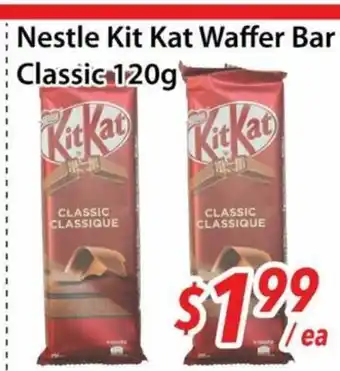 Bestco Food Mart Nestle Kit Kat Waffer Bar Classic 120g offer