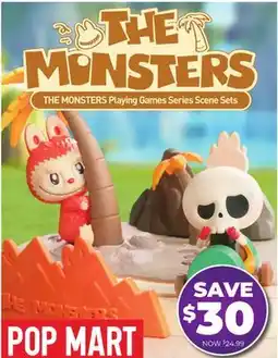 Showcase POP MART THE MONSTERS Playing Games Series Scene Sets offer