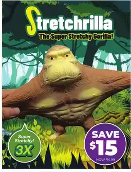 Showcase Stretchilla The Super Stretchy Gorilla offer