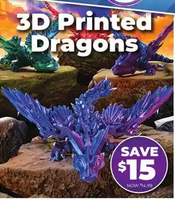 Showcase 3D Printed Dragons offer