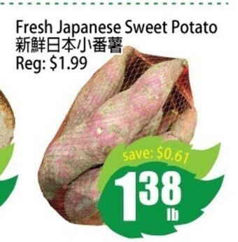 Fresh Japanese Sweet Potato