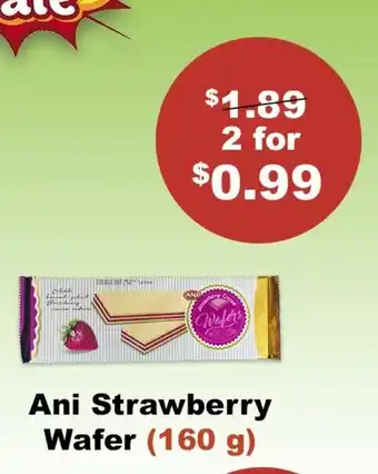 Atiya's Fresh Farm Ani Strawberry Wafer offer
