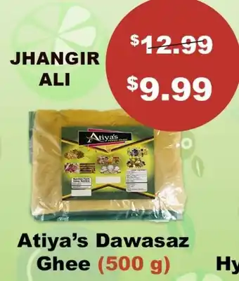 Atiya's Fresh Farm Atiya's Dawasaz Ghee offer