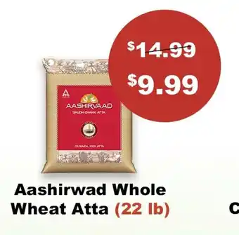 Atiya's Fresh Farm Aashirwad Whole wheat Atta offer